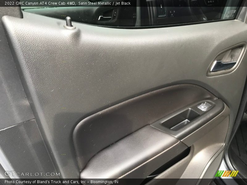 Satin Steel Metallic / Jet Black 2022 GMC Canyon AT4 Crew Cab 4WD