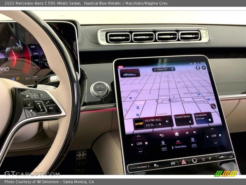 Controls of 2023 S 580 4Matic Sedan