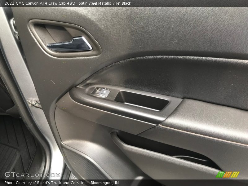 Satin Steel Metallic / Jet Black 2022 GMC Canyon AT4 Crew Cab 4WD