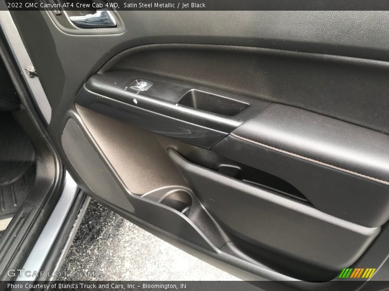 Satin Steel Metallic / Jet Black 2022 GMC Canyon AT4 Crew Cab 4WD