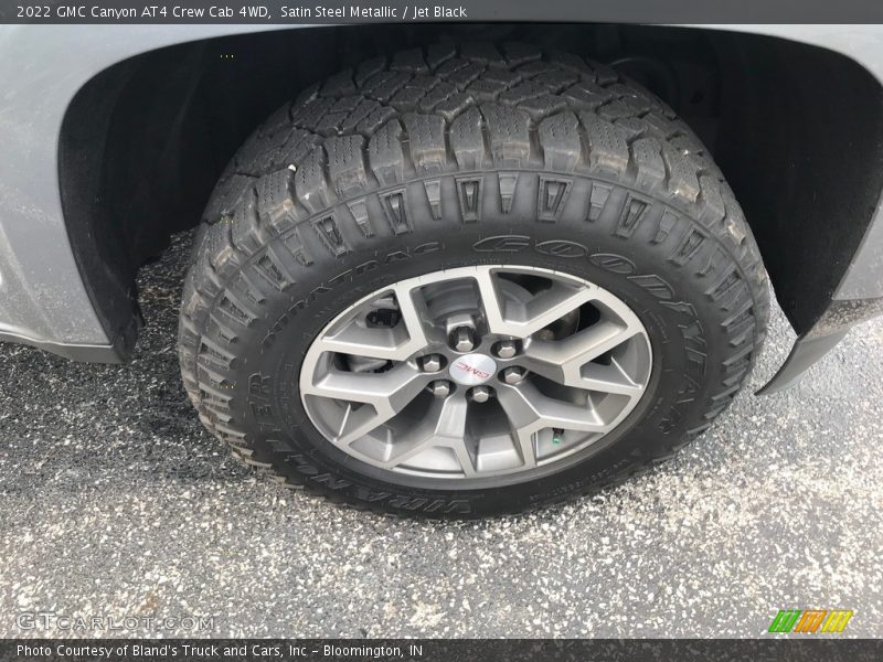 Satin Steel Metallic / Jet Black 2022 GMC Canyon AT4 Crew Cab 4WD