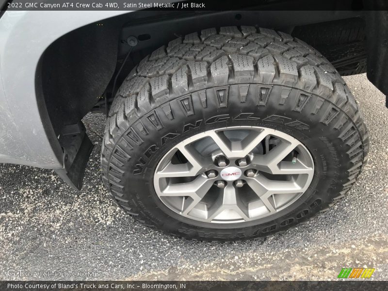Satin Steel Metallic / Jet Black 2022 GMC Canyon AT4 Crew Cab 4WD