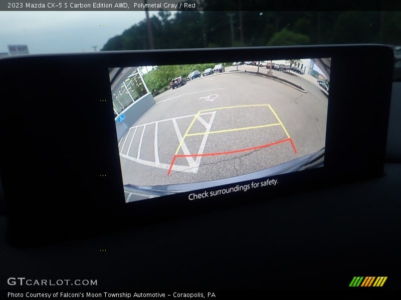 Polymetal Gray / Red 2023 Mazda CX-5 S Carbon Edition AWD
