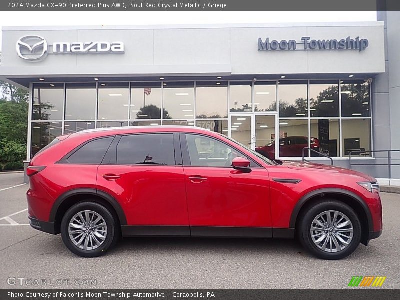 Soul Red Crystal Metallic / Griege 2024 Mazda CX-90 Preferred Plus AWD