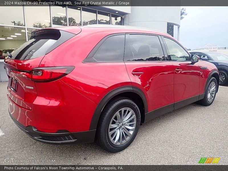 Soul Red Crystal Metallic / Griege 2024 Mazda CX-90 Preferred Plus AWD