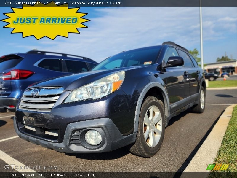 Graphite Gray Metallic / Black 2013 Subaru Outback 2.5i Premium
