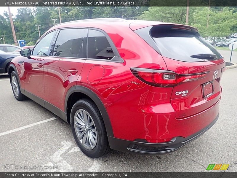 Soul Red Crystal Metallic / Griege 2024 Mazda CX-90 Preferred Plus AWD