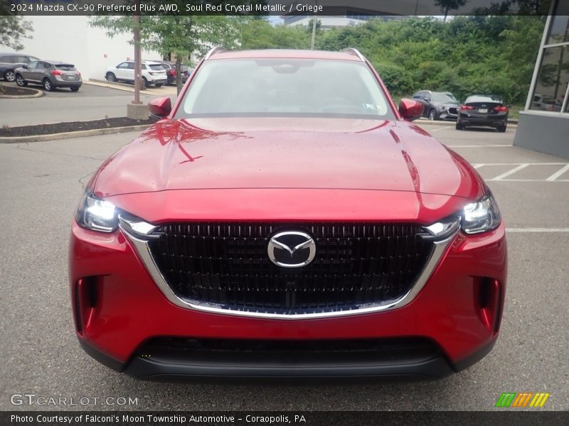 Soul Red Crystal Metallic / Griege 2024 Mazda CX-90 Preferred Plus AWD