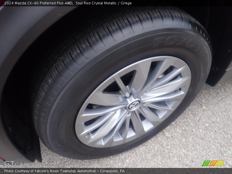 Soul Red Crystal Metallic / Griege 2024 Mazda CX-90 Preferred Plus AWD