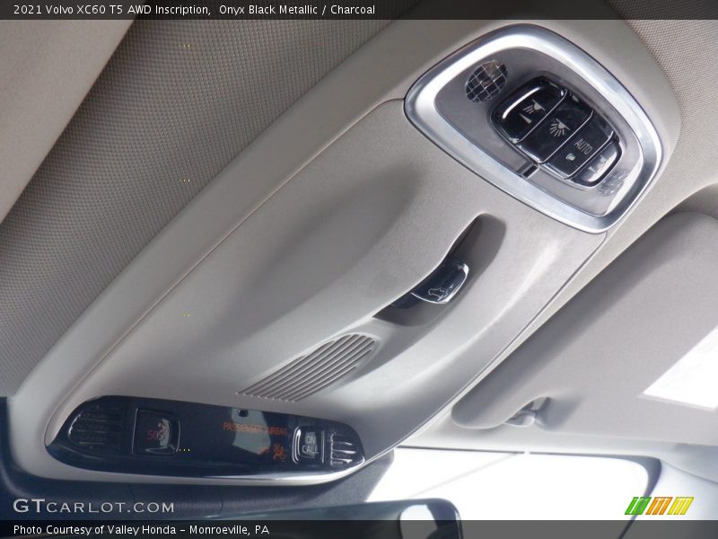 Onyx Black Metallic / Charcoal 2021 Volvo XC60 T5 AWD Inscription