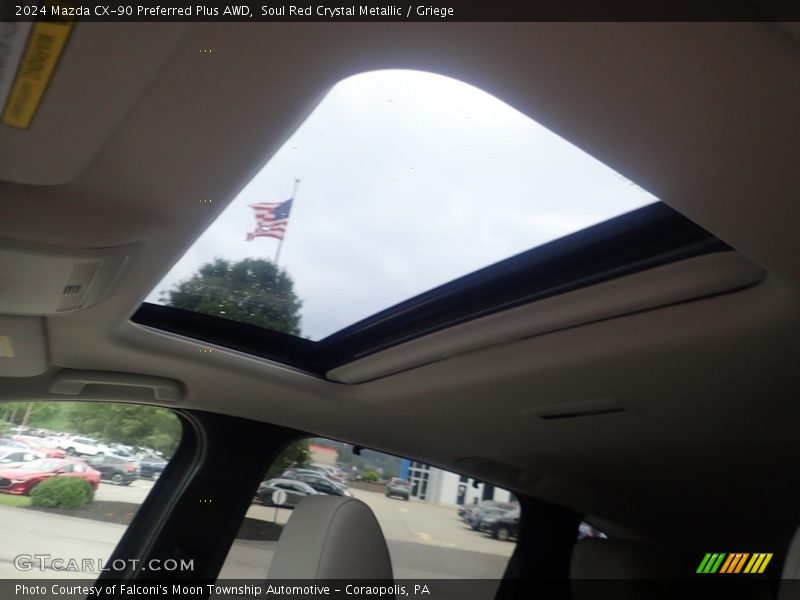 Sunroof of 2024 CX-90 Preferred Plus AWD