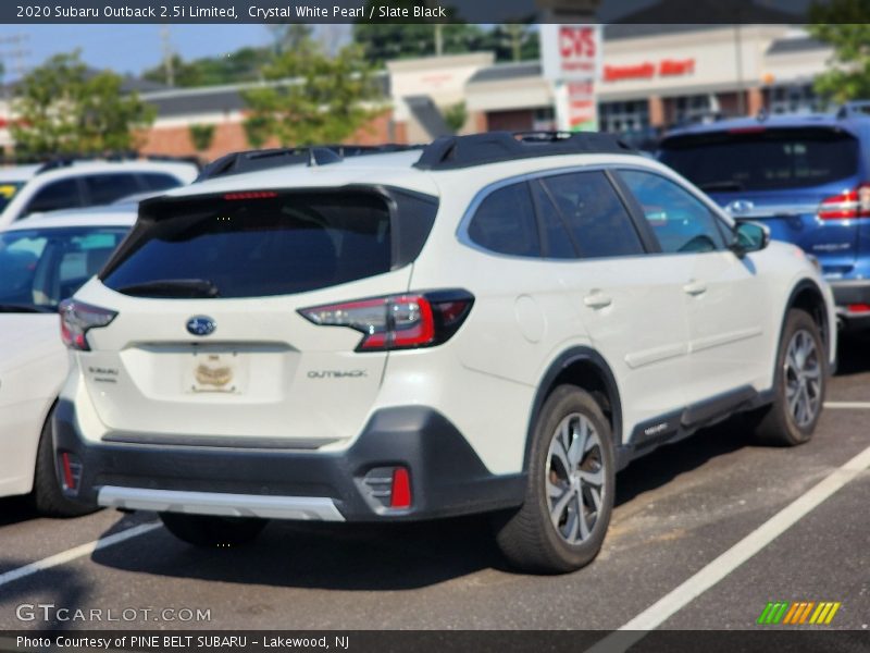 Crystal White Pearl / Slate Black 2020 Subaru Outback 2.5i Limited