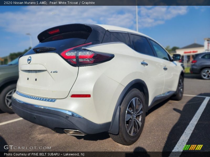 Pearl White Tricoat / Graphite 2020 Nissan Murano S AWD