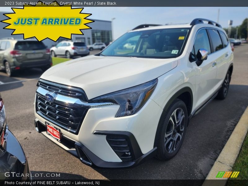 Crystal White Pearl / Slate Black 2023 Subaru Ascent Touring
