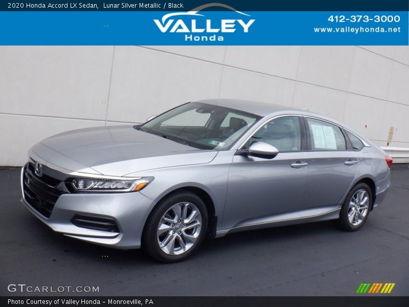 Lunar Silver Metallic / Black 2020 Honda Accord LX Sedan
