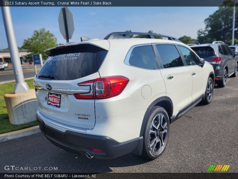 Crystal White Pearl / Slate Black 2023 Subaru Ascent Touring