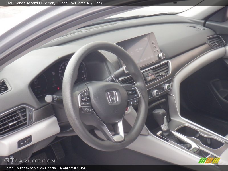 Lunar Silver Metallic / Black 2020 Honda Accord LX Sedan