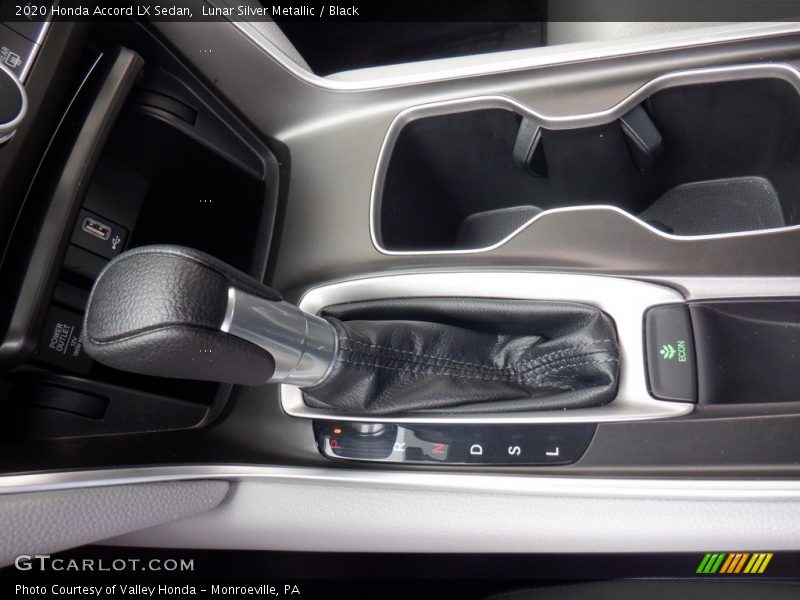 Lunar Silver Metallic / Black 2020 Honda Accord LX Sedan