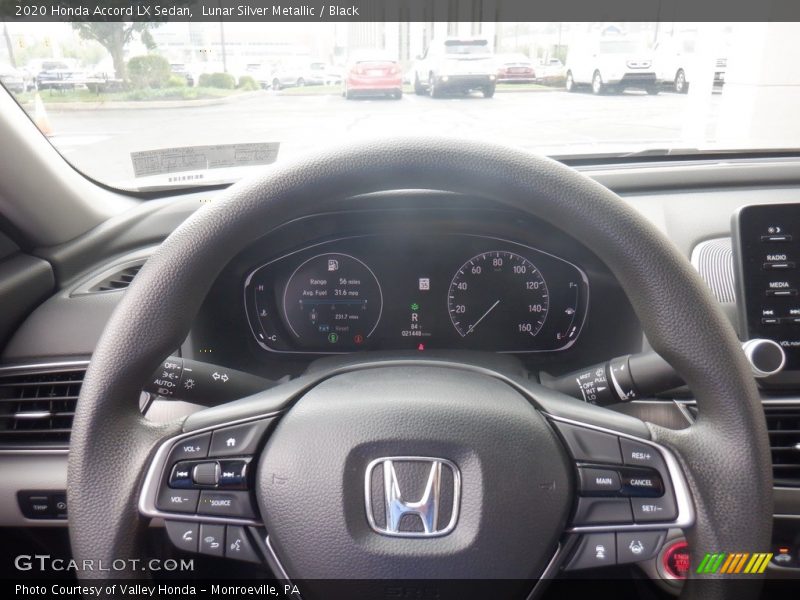 Lunar Silver Metallic / Black 2020 Honda Accord LX Sedan