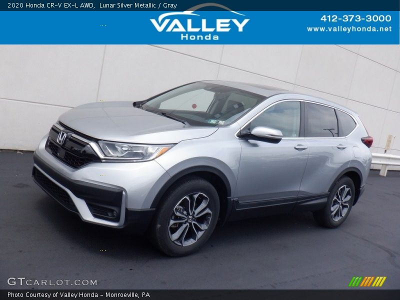 Lunar Silver Metallic / Gray 2020 Honda CR-V EX-L AWD