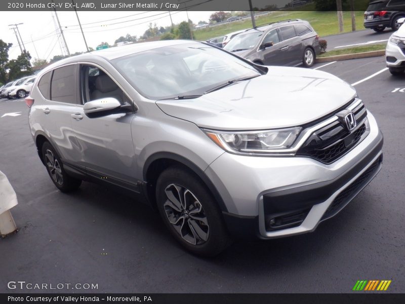 Lunar Silver Metallic / Gray 2020 Honda CR-V EX-L AWD