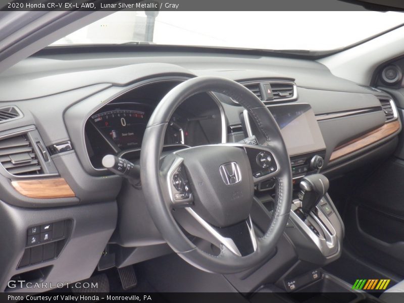 Lunar Silver Metallic / Gray 2020 Honda CR-V EX-L AWD