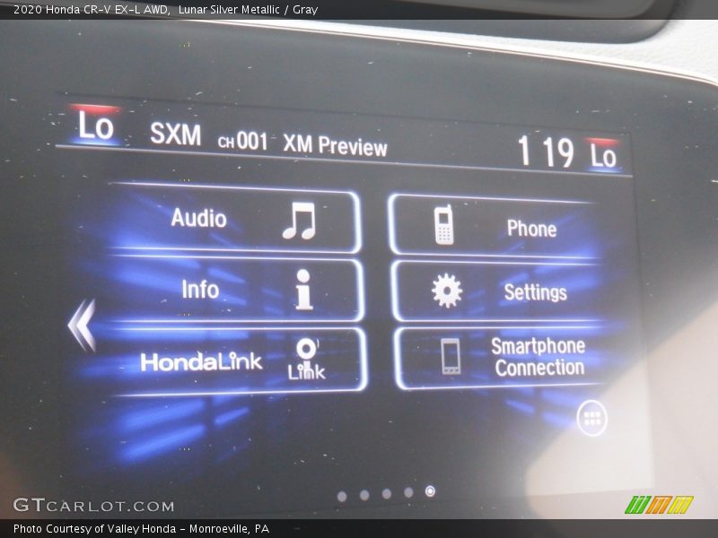 Lunar Silver Metallic / Gray 2020 Honda CR-V EX-L AWD