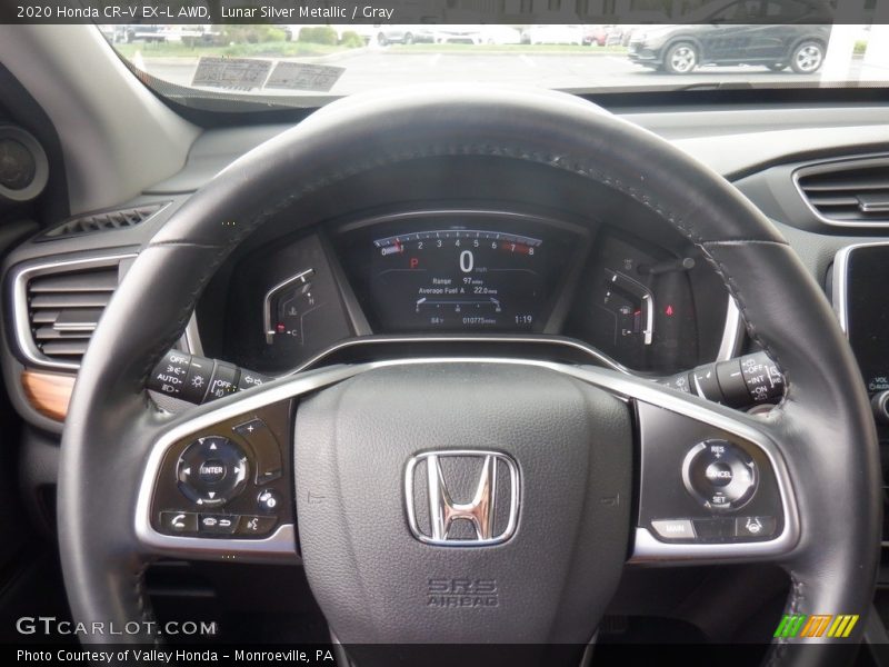 Lunar Silver Metallic / Gray 2020 Honda CR-V EX-L AWD