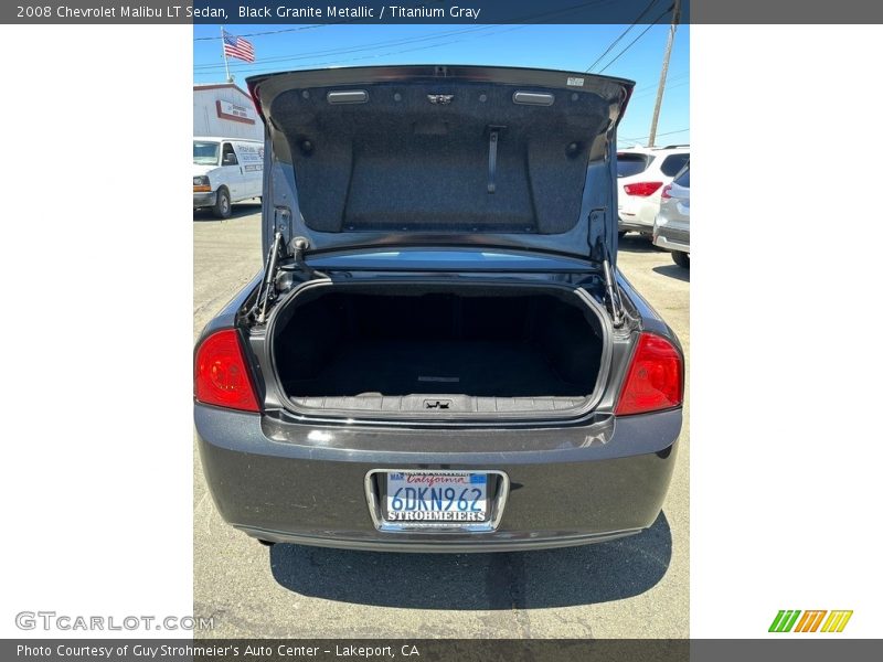 Black Granite Metallic / Titanium Gray 2008 Chevrolet Malibu LT Sedan