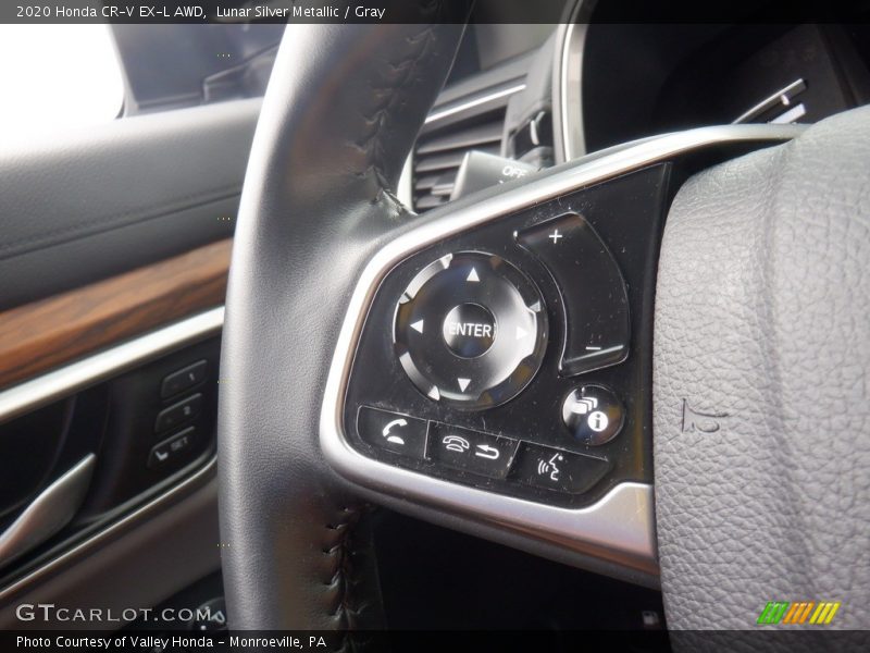 Lunar Silver Metallic / Gray 2020 Honda CR-V EX-L AWD