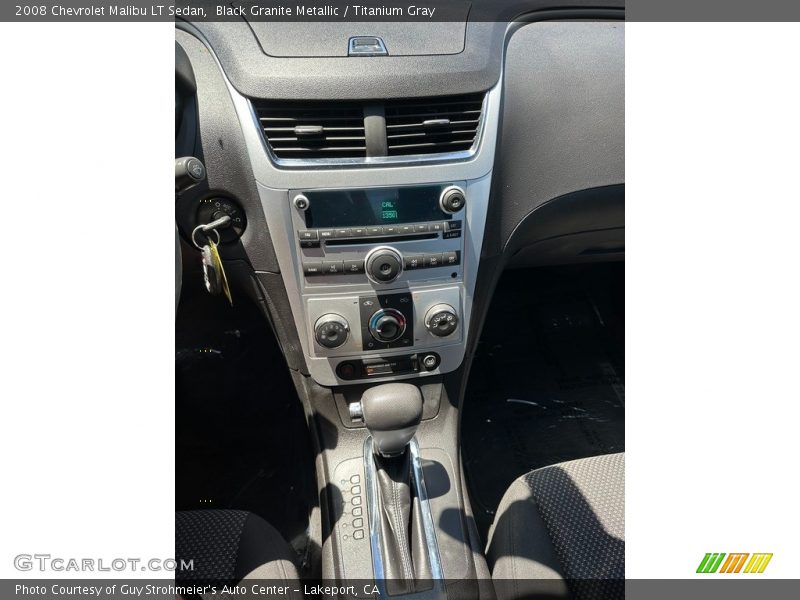 Black Granite Metallic / Titanium Gray 2008 Chevrolet Malibu LT Sedan