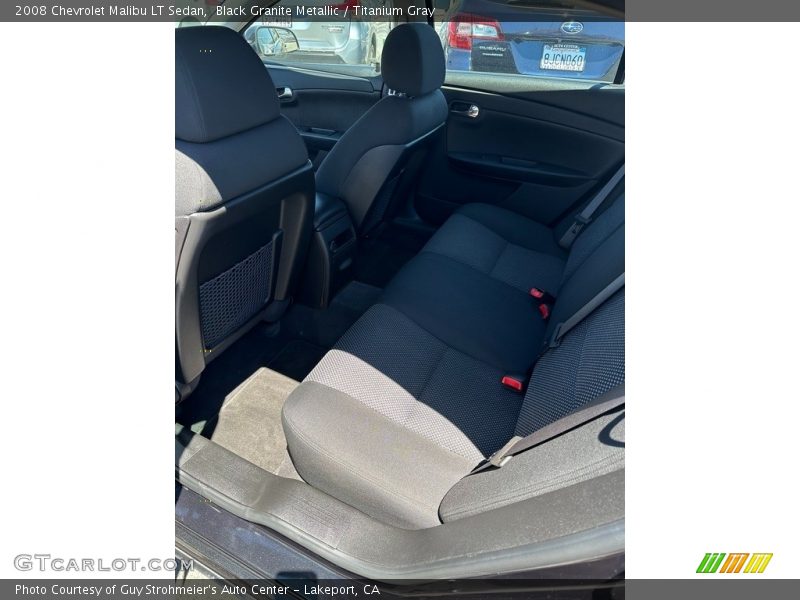 Black Granite Metallic / Titanium Gray 2008 Chevrolet Malibu LT Sedan