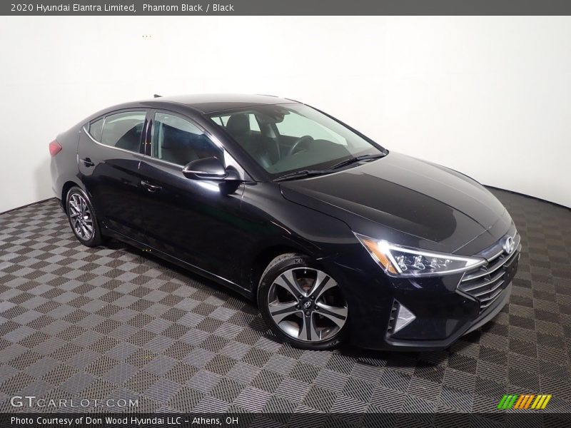 Phantom Black / Black 2020 Hyundai Elantra Limited