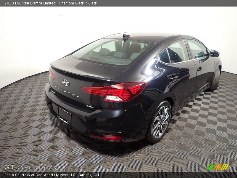 Phantom Black / Black 2020 Hyundai Elantra Limited