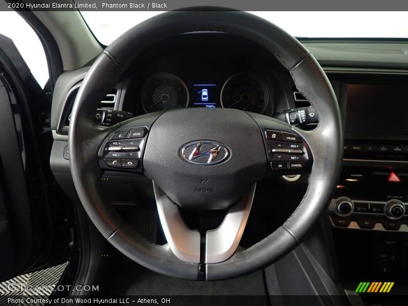 Phantom Black / Black 2020 Hyundai Elantra Limited