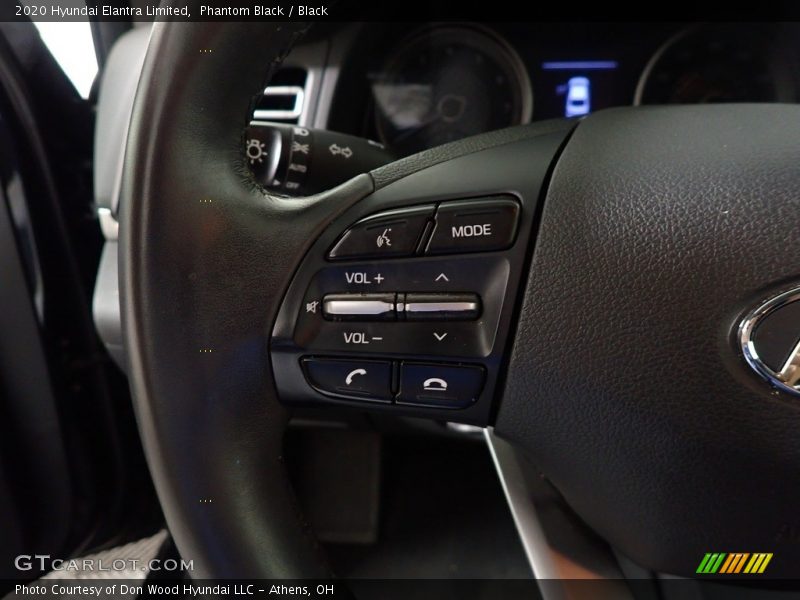 Phantom Black / Black 2020 Hyundai Elantra Limited