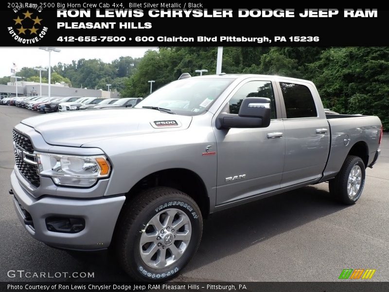 Billet Silver Metallic / Black 2023 Ram 2500 Big Horn Crew Cab 4x4