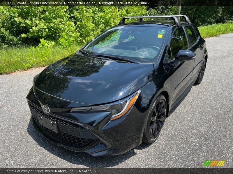 Midnight Black Metallic / Black 2022 Toyota Corolla Hatchback SE Nightshade Edition