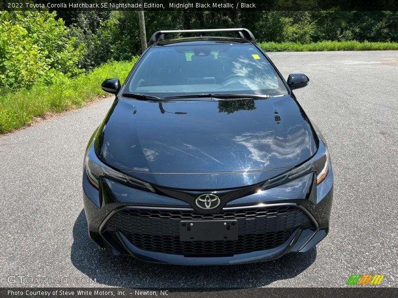 Midnight Black Metallic / Black 2022 Toyota Corolla Hatchback SE Nightshade Edition