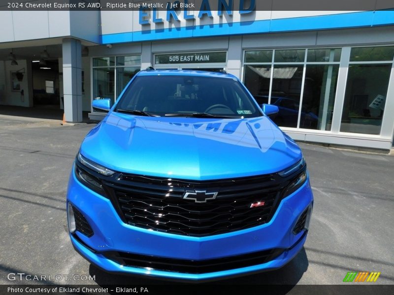 Riptide Blue Metallic / Jet Black 2024 Chevrolet Equinox RS AWD