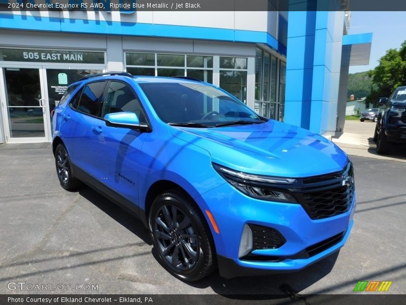 Riptide Blue Metallic / Jet Black 2024 Chevrolet Equinox RS AWD