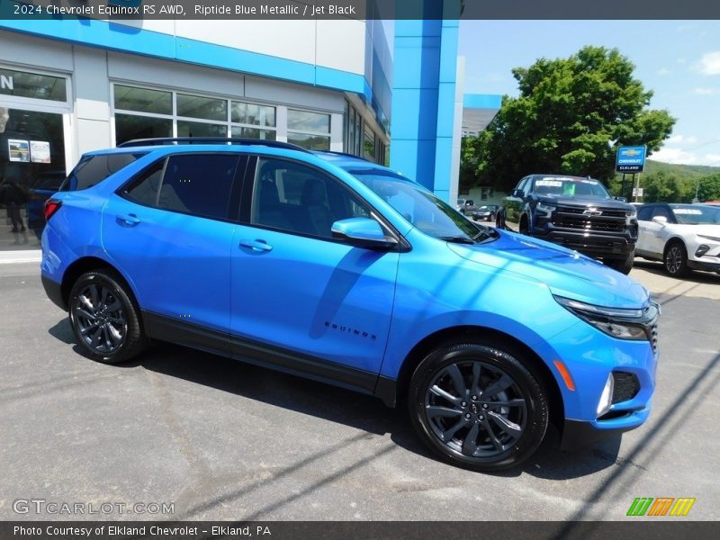 Riptide Blue Metallic / Jet Black 2024 Chevrolet Equinox RS AWD