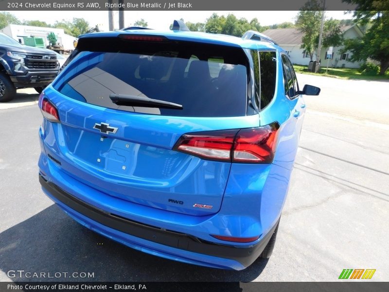 Riptide Blue Metallic / Jet Black 2024 Chevrolet Equinox RS AWD