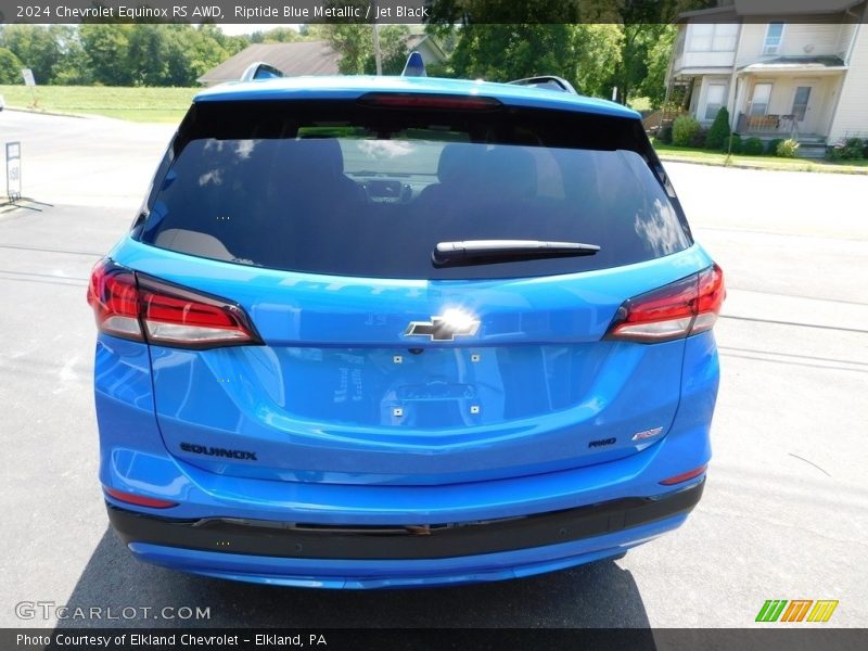Riptide Blue Metallic / Jet Black 2024 Chevrolet Equinox RS AWD