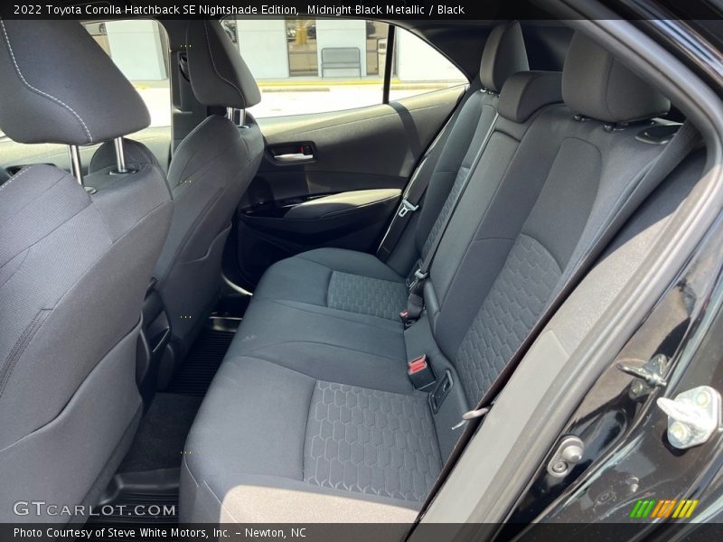 Rear Seat of 2022 Corolla Hatchback SE Nightshade Edition