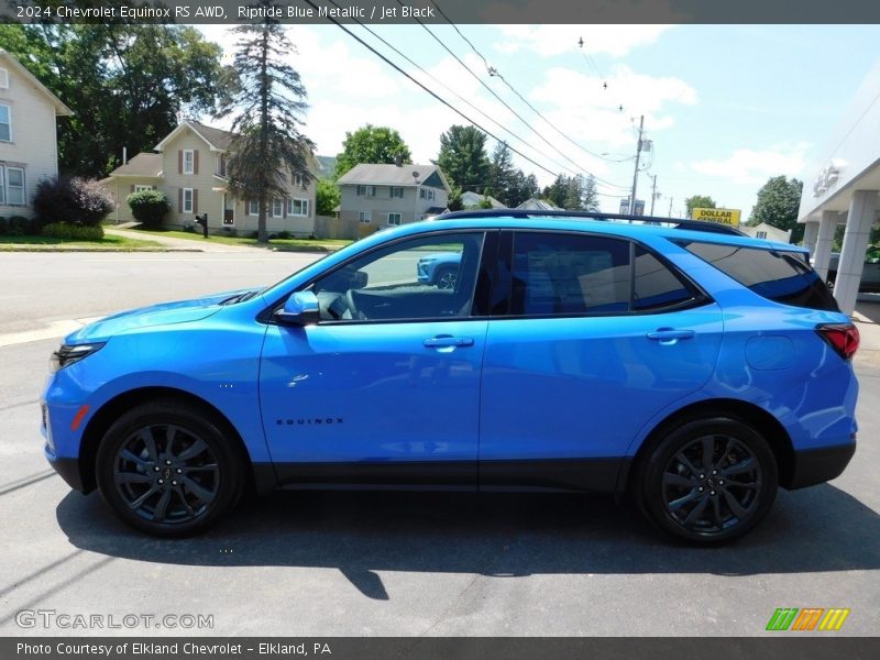 Riptide Blue Metallic / Jet Black 2024 Chevrolet Equinox RS AWD
