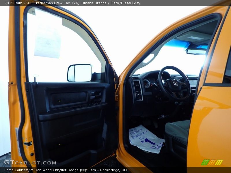 Omaha Orange / Black/Diesel Gray 2015 Ram 2500 Tradesman Crew Cab 4x4