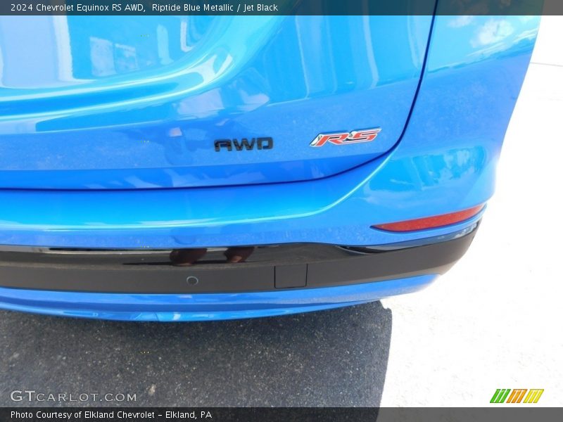 Riptide Blue Metallic / Jet Black 2024 Chevrolet Equinox RS AWD