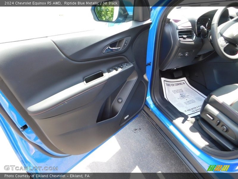Riptide Blue Metallic / Jet Black 2024 Chevrolet Equinox RS AWD
