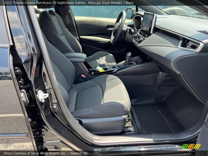 Front Seat of 2022 Corolla Hatchback SE Nightshade Edition
